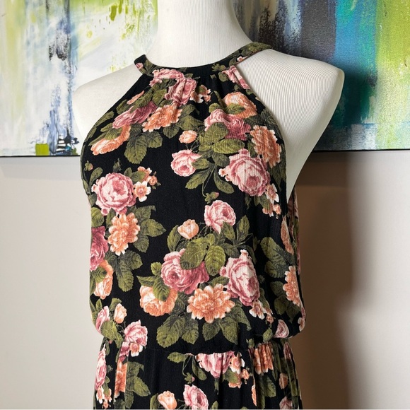 American Eagle  Floral Halter Neck Dress - Picture 1 of 8